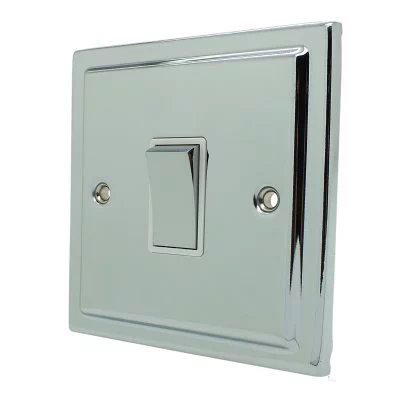 Deco Polished Chrome Intermediate Light Switch