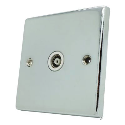 Timeless Classic Polished Chrome TV Socket