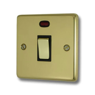 Timeless Polished Brass 20 Amp Switch