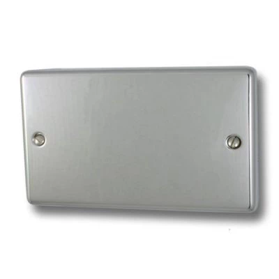 Timeless Polished Chrome Blank Plate