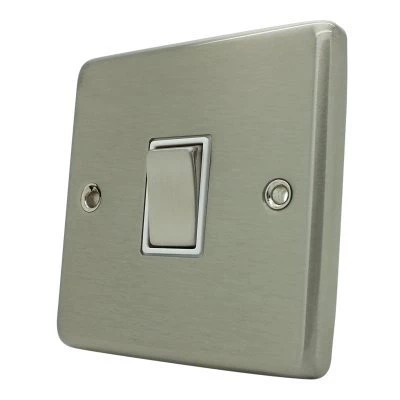 Timeless Satin Stainless Intermediate Light Switch