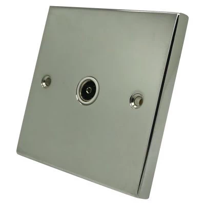 Edward Polished Chrome TV Socket