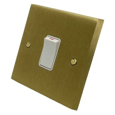 Edward Satin Brass 20 Amp Switch