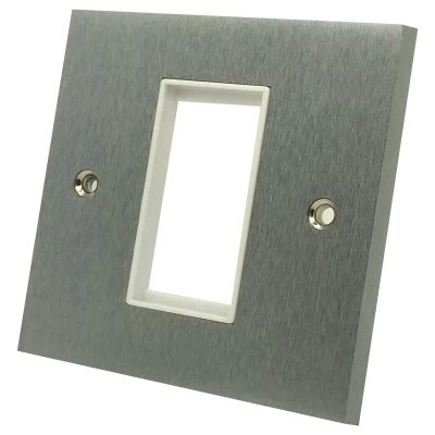 Edward Satin Chrome Modular Plate