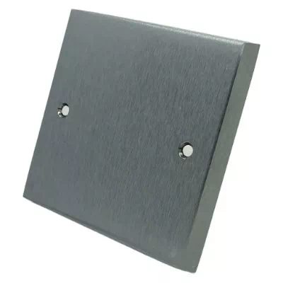 Edward Satin Chrome Blank Plate