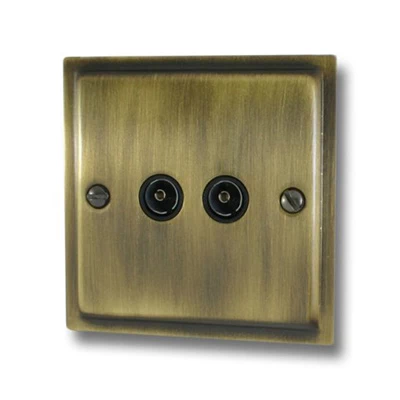 Nouveau Antique TV Socket