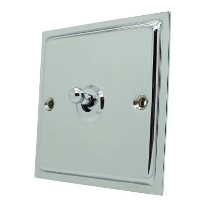 Nouveau Polished Chrome Toggle (Dolly) Switch