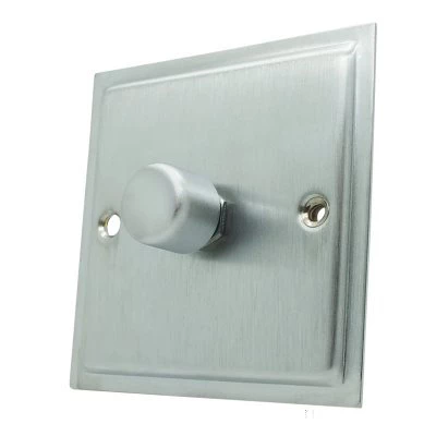 Nouveau Satin Chrome LED Dimmer