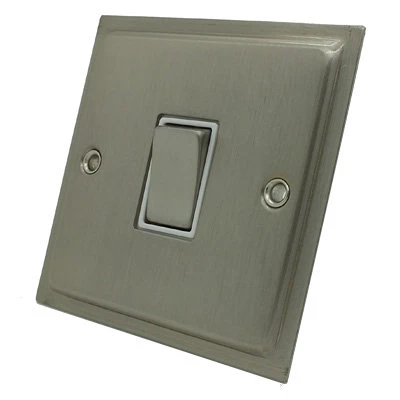 Nouveau Satin Nickel Light Switch