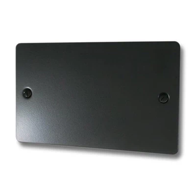 Flat Black Blank Plate