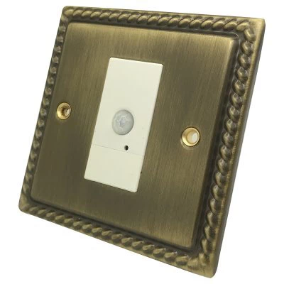 Rope Edge Antique Brass PIR Switch