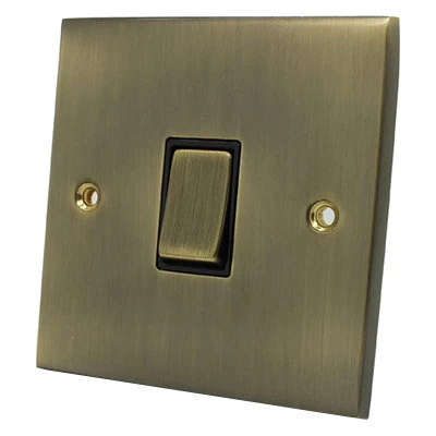 Trim Antique Brass 20 Amp Switch