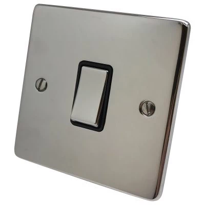 Trim Rounded Polished Chrome Intermediate Light Switch