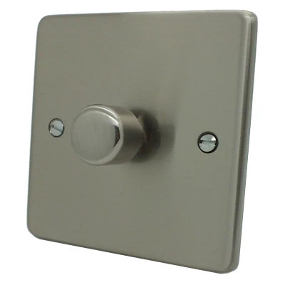 Trim Rounded Satin Nickel Intelligent Dimmer