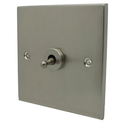 Trim Satin Nickel Intermediate Toggle (Dolly) Switch