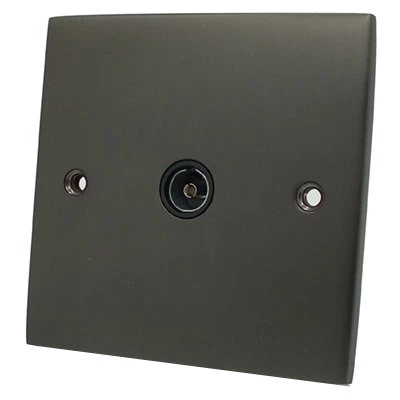 Trim Silk Bronze TV Socket