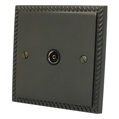 Rope Edge Bronze Bronze TV Socket