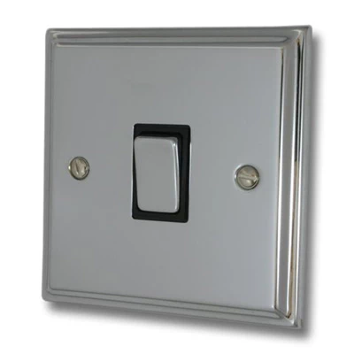 Mondo Polished Chrome Intermediate Light Switch