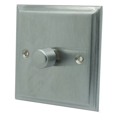 Mondo Satin Chrome Push Light Switch