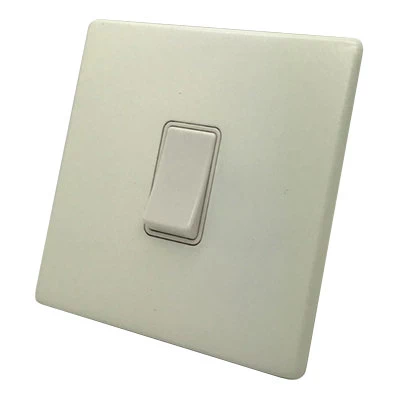 Smooth Classic Matt White Round Pin Unswitched Socket (For Lighting)