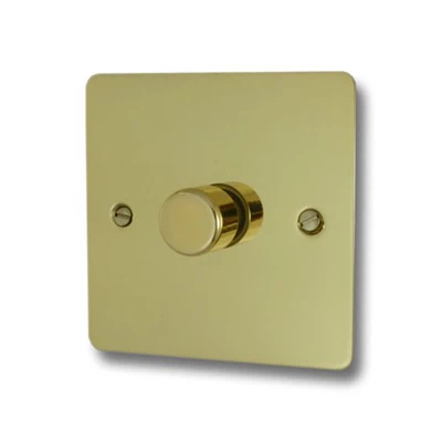 Slim Polished Brass LED Dimmer