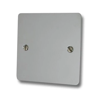 Slim Polished Chrome Blank Plate