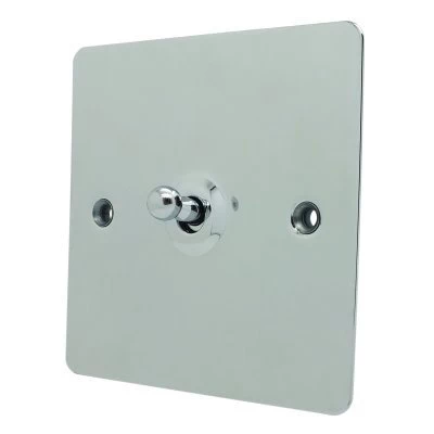 Slim Polished Chrome Toggle (Dolly) Switch