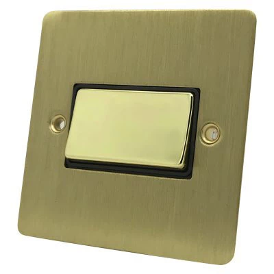 Slim Satin Brass Fan Isolator