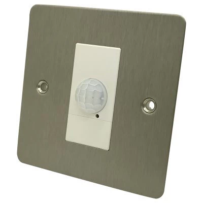 Slim Satin Stainless PIR Switch