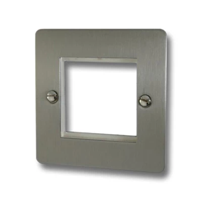 Slim Satin Stainless Modular Plate