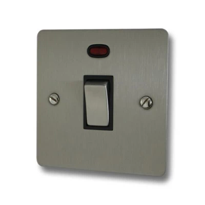 Slim Satin Stainless 20 Amp Switch