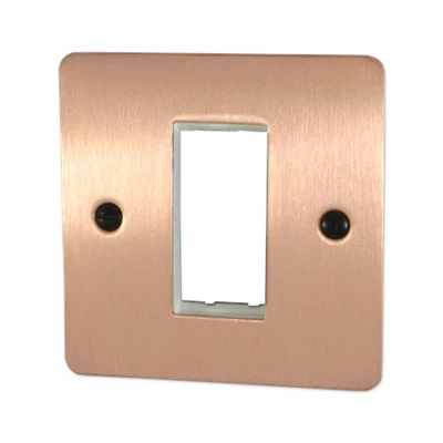 Slim Classic Brushed Copper Modular Plate