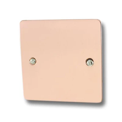 Slim Polished Copper Blank Plate