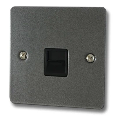 Slim Dark Pewter Telephone Master Socket