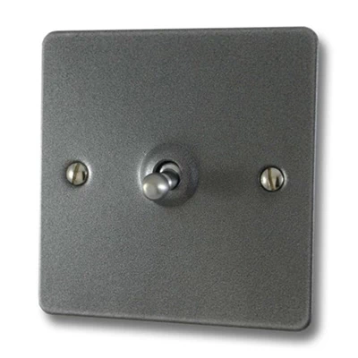 Slim Dark Pewter Toggle (Dolly) Switch