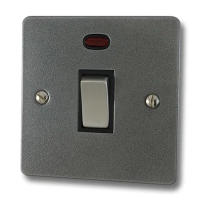 Slim Dark Pewter 20 Amp Switch