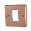 Timeless Classic Brushed Copper Modular Plate - Click to see large image