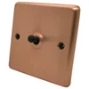 Timeless Classic Brushed Copper Intermediate Toggle (Dolly) Switch - Click to see large image