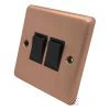 Timeless Classic Brushed Copper Light Switch - Click to see large image