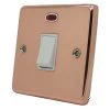 Timeless Classic Polished Copper 20 Amp Switch - Click to see large image