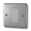 Timeless Polished Chrome RJ45 Network Socket - Click to see large image