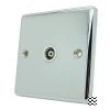 Timeless Polished Chrome TV Socket - Click to see large image