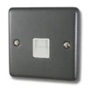 Timeless Dark Pewter Telephone Master Socket - Click to see large image