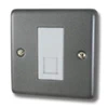 Timeless Dark Pewter RJ45 Network Socket - Click to see large image