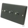 Timeless Dark Pewter Toggle (Dolly) Switch - Click to see large image