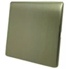 Smooth Brushed Chrome Blank Plate - Click to see large image