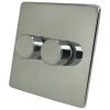 Smooth Polished Chrome LED Dimmer - Click to see large image