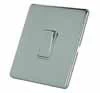 Smooth Polished Chrome Light Switch - Click to see large image