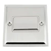 Doublet Satin Chrome / Polished Chrome Edge Fan Isolator - Click to see large image