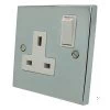 Edward Polished Chrome Switched Plug Socket - Click to see large image